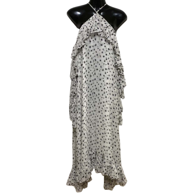 Seed Frill Halter Dress, Size 12