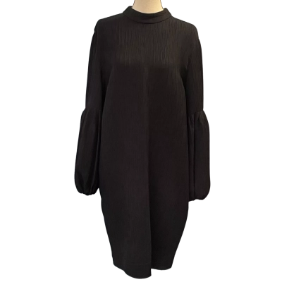 Veronica Maine Womens  Size 12 Casual Dress / Long Sleeve Dress / Midi Dress Black  