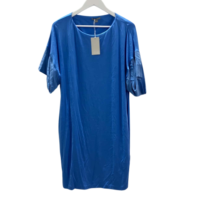 COS Women's Size M Blue Dress Silk Sleeves