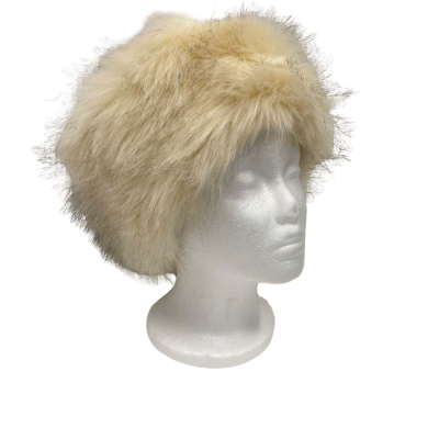 Morgan & Taylor Women's Faux Fur Hat ONE Size Hat Cream BNWT
