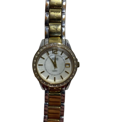 Elite Quartz Unisex Watch Gold / Silver 