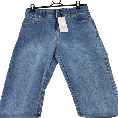 Womens Cloud Blue Size 10 Jeans Elastic Waist