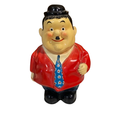 Vintage Oliver Hardy Money Box 