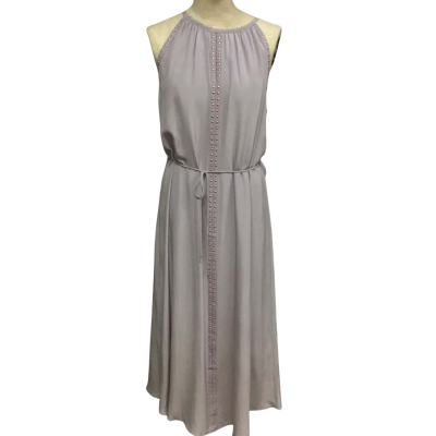 NEW G.D.S Silk Blend  Size 10 Sleeveless Dress Lilac 