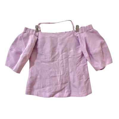 Country Road Womens Size 12 Off-The-Shoulder Halter Neck Top Purple 