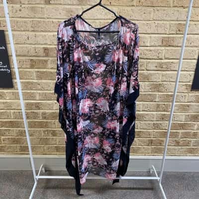 Jantzen Womens zinnia mesh scoop kaftan Size XL 
