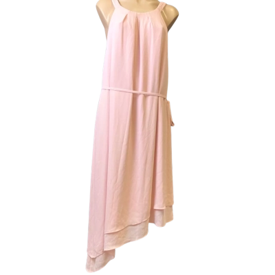  Hallow Womens  Size 18 Midi Dress Nude / Peach / Pink  