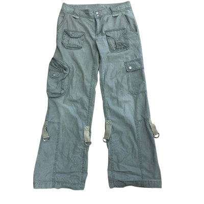 Rusty  Size 8 Cargo Pants  Roll Up Hem Khaki 