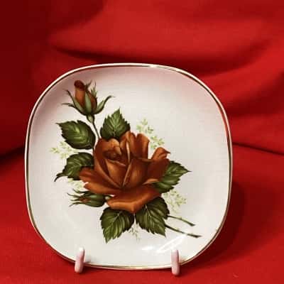 Vintage Wood & Sons “Cardinal” Trinket Dish 