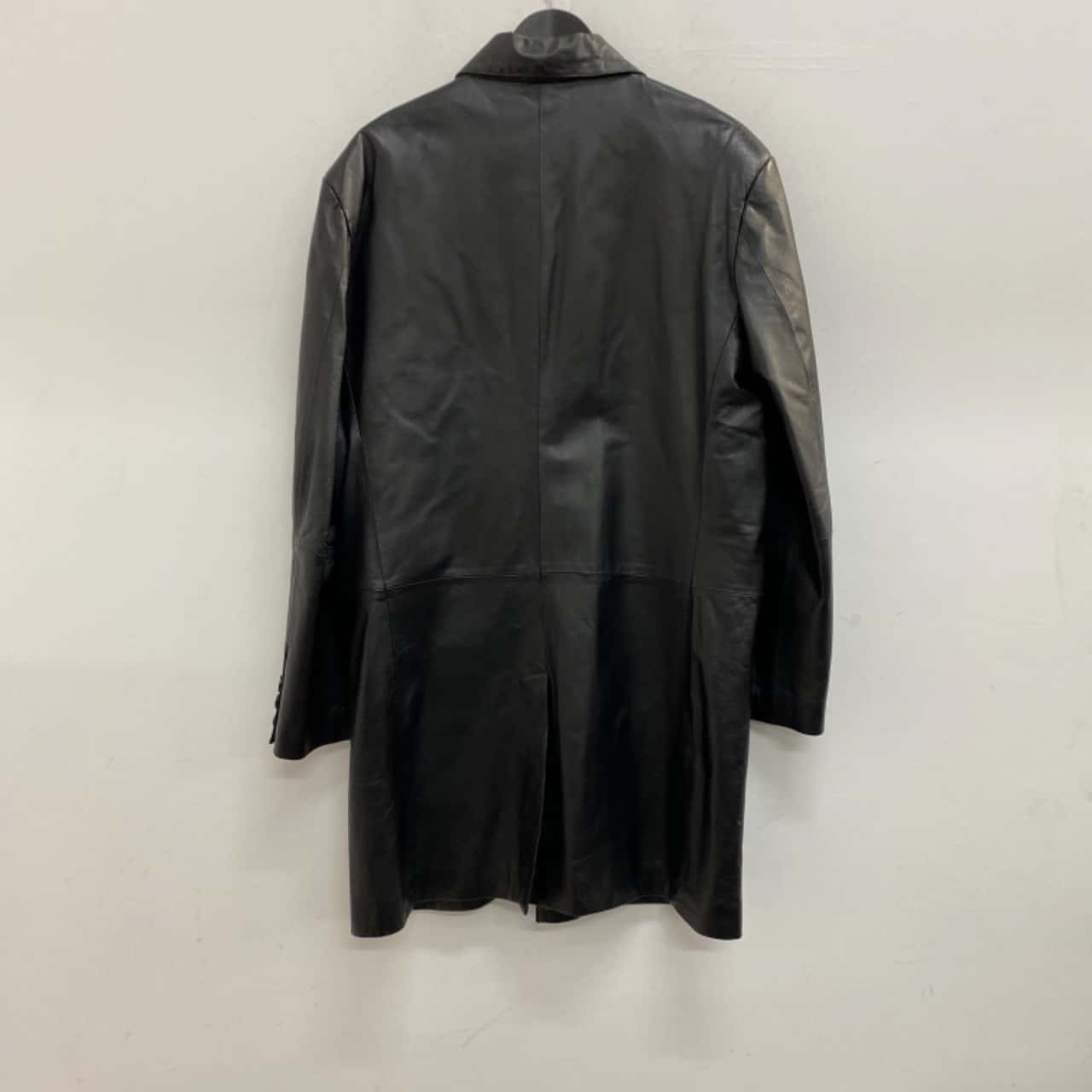 CQ Mens Size XXL Leather Jacket Black