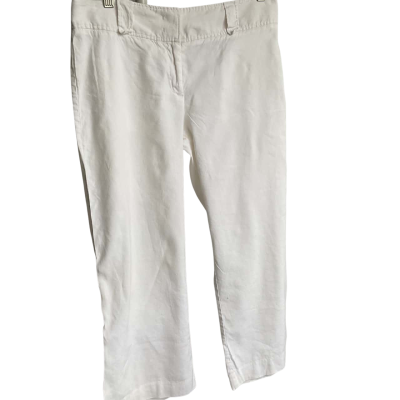 Country Road Womens  Size 10 Cropped Pants White 
