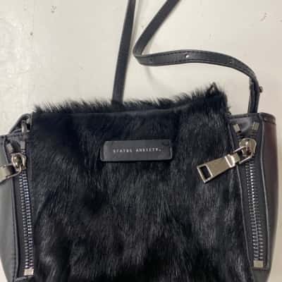 Status Anxiety Womens Handbag Black  