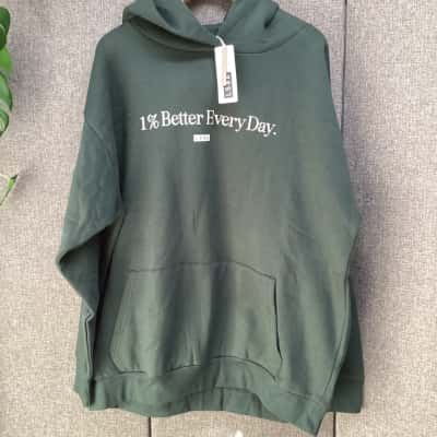 LSKD Mens  Hoodie Jumper BNWT Size XL Green 