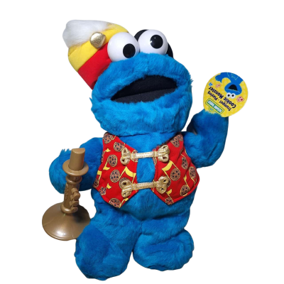 Vintage Tyco Trumpet Playing Cookie Monster 