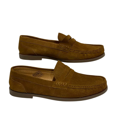 AQ BY AQUILA Mens Loafers Size 42 Brown 
