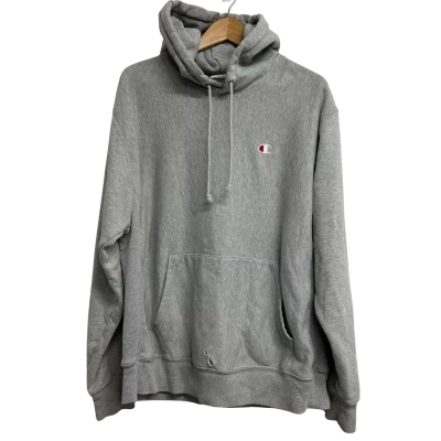 Champion Mens Size L Grey Hoodie 