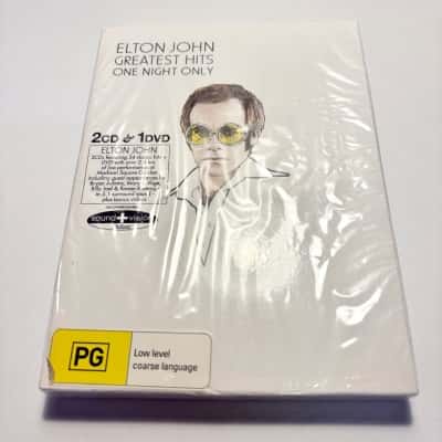 Collectible Elton John Greatest Hits: One Night Only 2CD + 1DVD deluxe edition box set