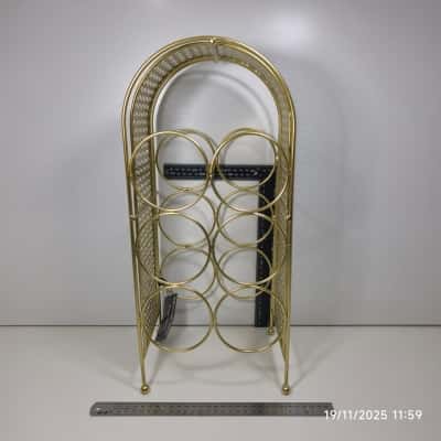 As New 6 Bottle Wine Holder Stand With Tag 