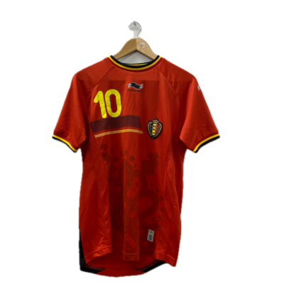  Burrda Sport Mens Size M Short Sleeve Shirt Black  / Red / Yellow 