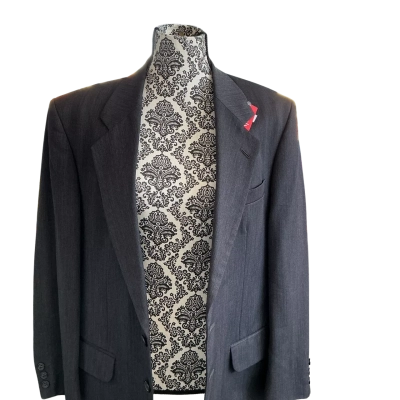 Fletcher Jones Mens  Size 6 Blazer Black  