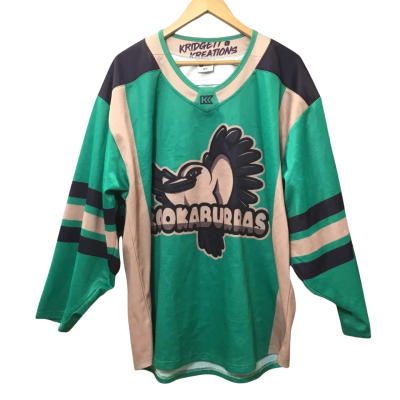 Kridgett Kreations Size L Kookaburras Ice Hockey Jersey 