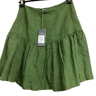 Country Road Womens  Size 6 Mini Skirt Olive 