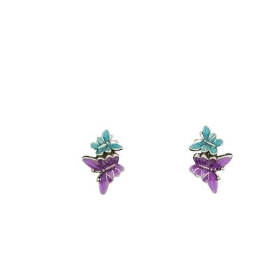 Silver S925 Butterfly Earrings 
