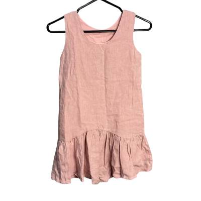 AERE Womens  Size 8 Mini Dress Pink  