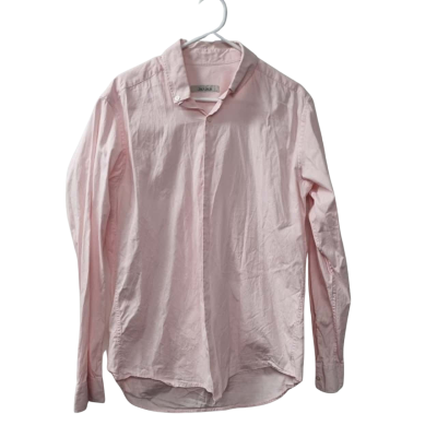 Jac & Jack Men's Size M Long Sleeve Shirt in Pastel Pink  