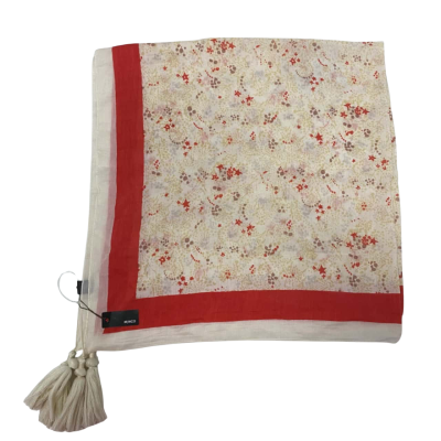 Mimco Red And Cream Scarf