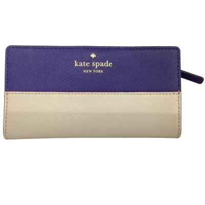 Kate Spade Womens Wallet Grey / Navy Blue 