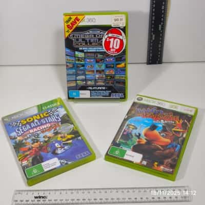Banjo Sonic Games Trio XBox 360 PreOwned 