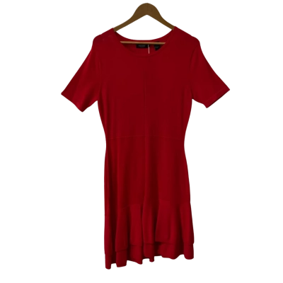 Oxford Lola Knitted Dress Womens  Size 14 Red 