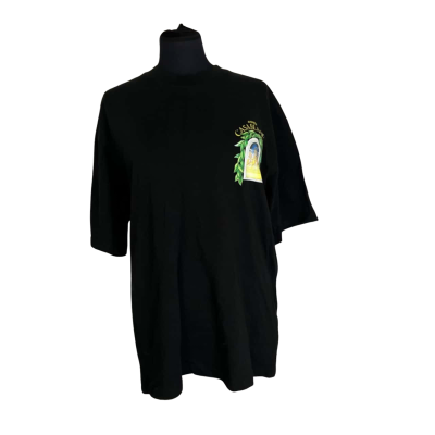 Casablanca Mens Black, Green & Yellow T-Shirt Size XL