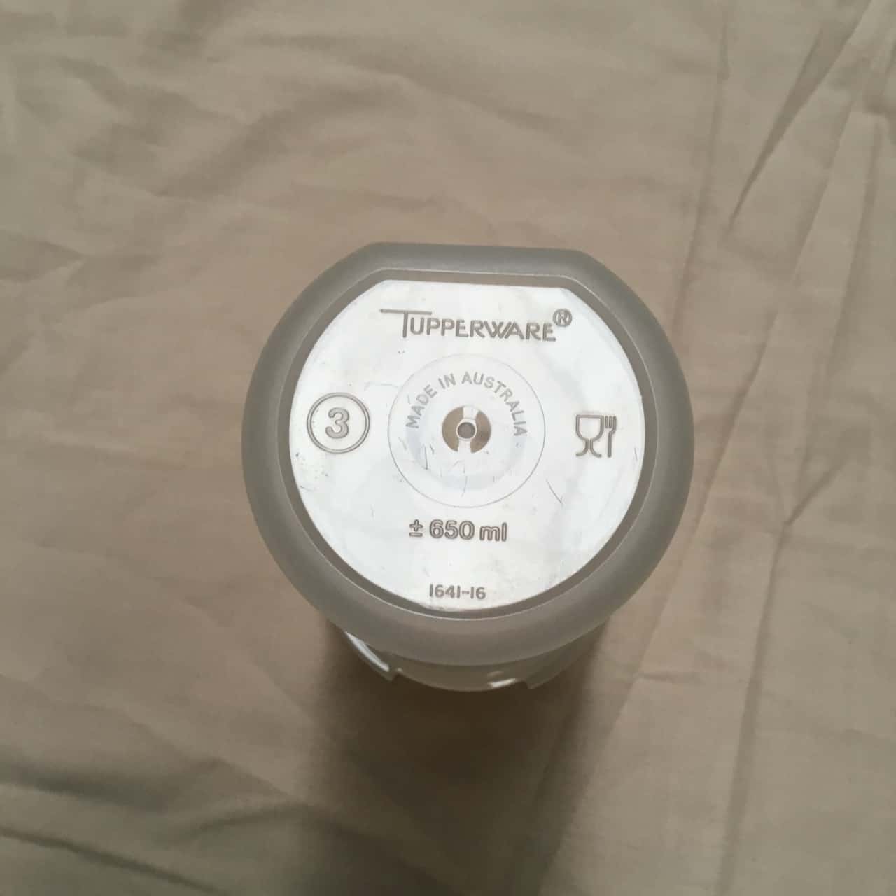 Vintage Tupperware Oil Dispenser With Red Lid Perfect Condition