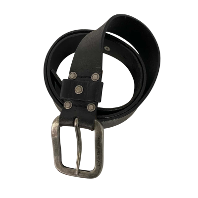 Calvin Klein Mens Leather Belt Size 34 Black  