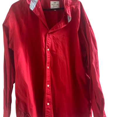RB Sellars Men's  Size XXXL Long Sleeve Shirt Red 