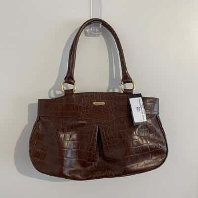 Annabelle Womens Leather Handbag Brown 