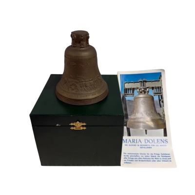 Vintage Collectible Maria Dolens 'Bell of the Fallen' Brass Replica