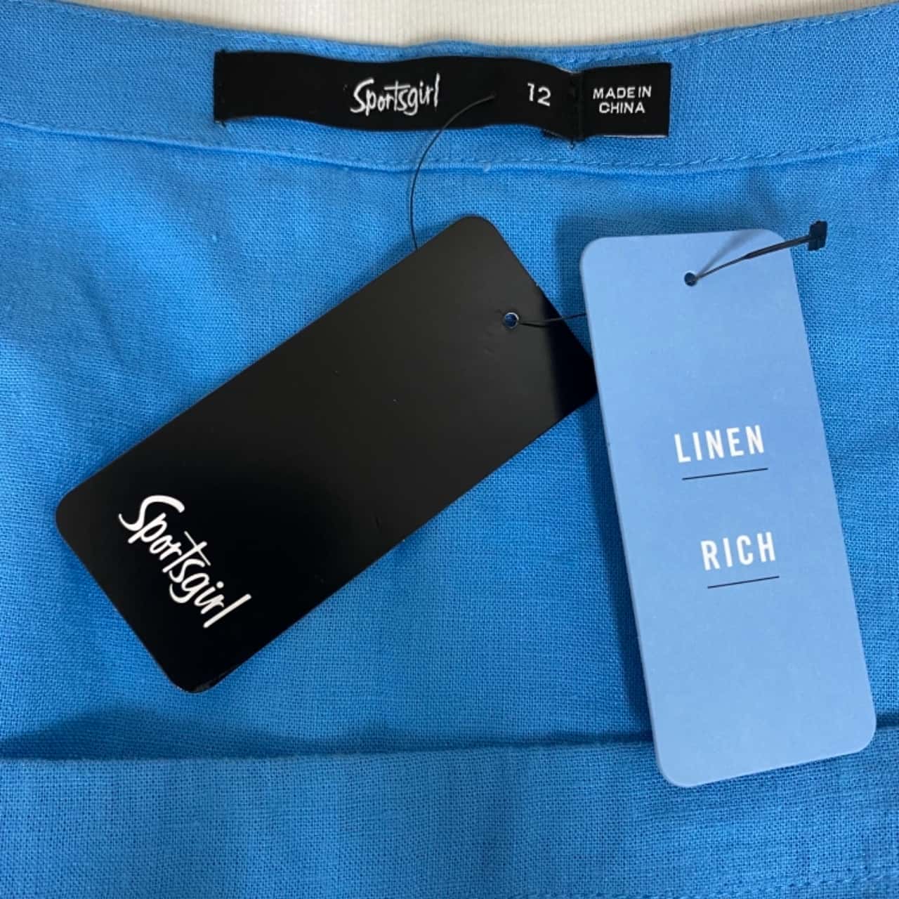 Sportsgirl Womens Size 12 Midi Dress Blue RRP 69.95(s)