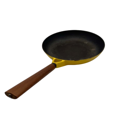 Vintage Retro Colorcast Cast Iron Enamel 28cm Frying Pan