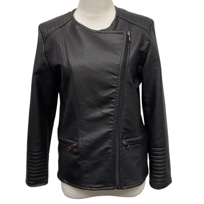 BV Clothing Womens Leather Jacket - Size S - Made in ITALY