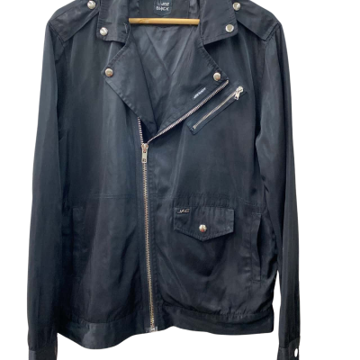 Jag ‘Black’ Mens  Size XL zip up fabric Biker jacket Black  