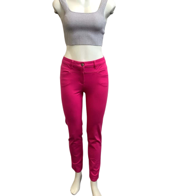 Escada Womens  Label Size 34 Skinny Jeans Fuchsia   