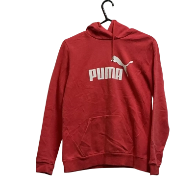 Puma Mens  Size M Hoodie Red / White 
