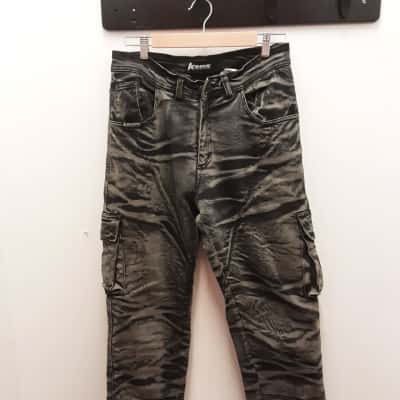 Sharks Motorcycle Leathers Faded Grey/Black Riding Jeans 