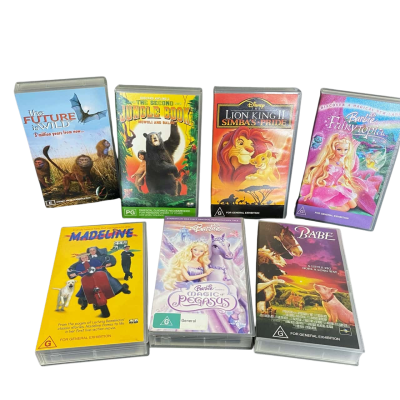 Kids Bundle Vintage VHS Tapes x 7 