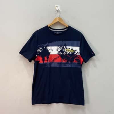 Tommy Hilfiger Mens  Size M Navy Blue Tshirt