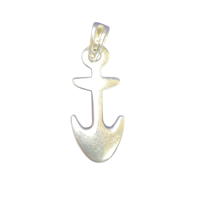 Womens Anchor Pendant Sterling Silver 925