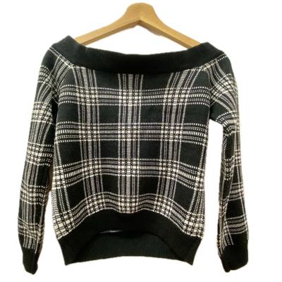 Moussy Womens Top One Size Black  / White 